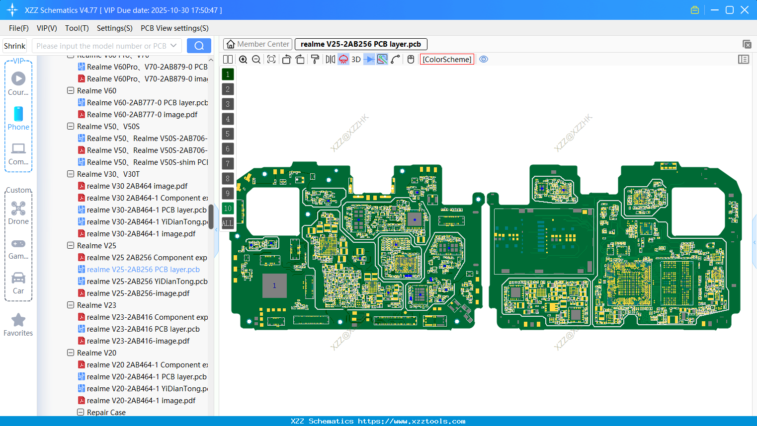 Realme V25-2AB256 PCB Layer